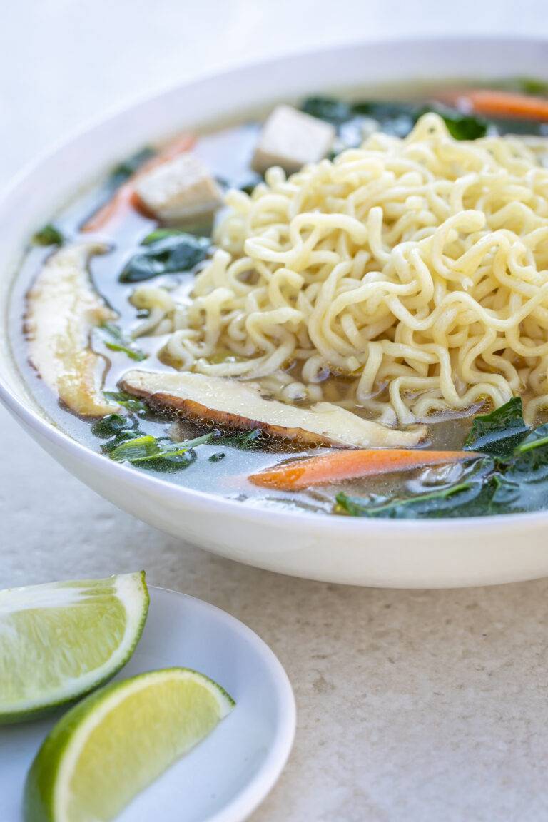 RECIPE: Ramen Noodle Soup with Shiitakes