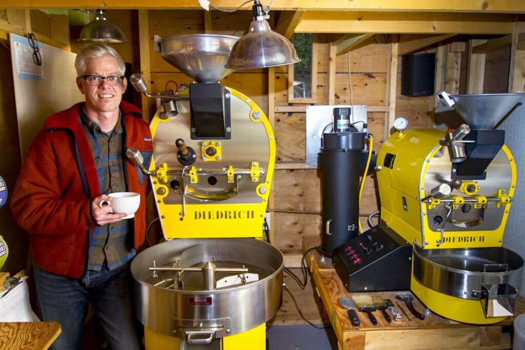 Todd Christy of Chilmark Coffee.