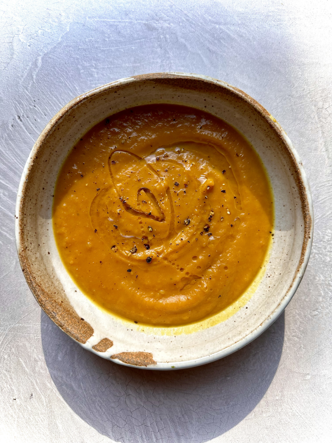 bowl of squash soup